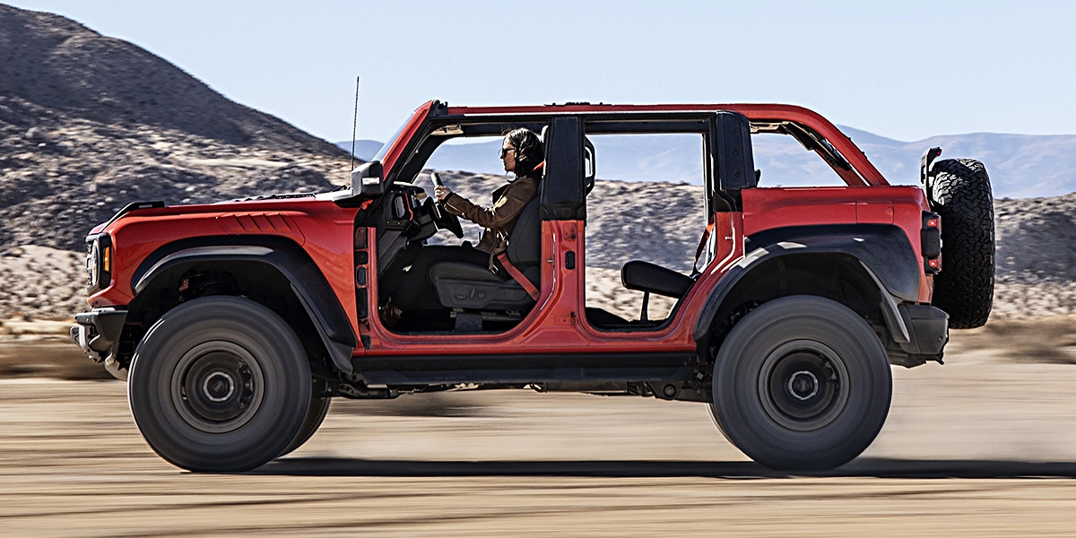 2025 Bronco Showing Raptor Top & Doors Removed