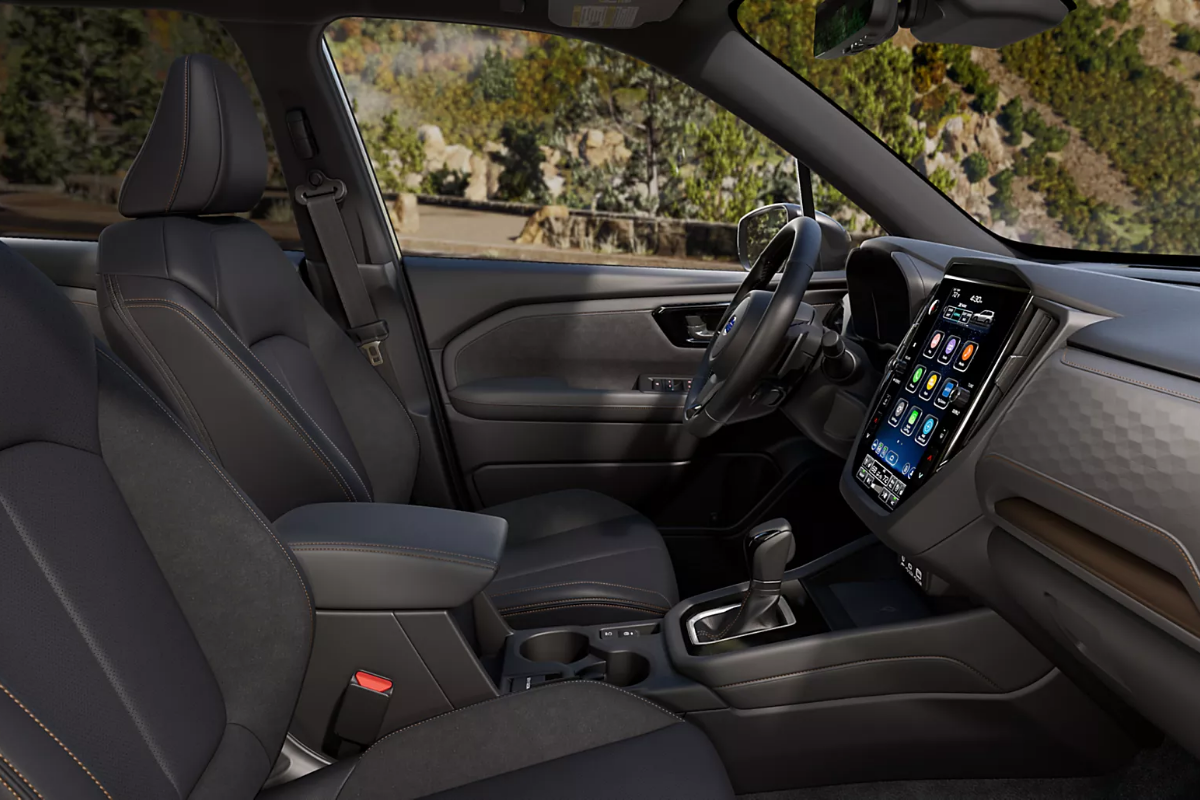Interior of the 2025 Subaru Forester