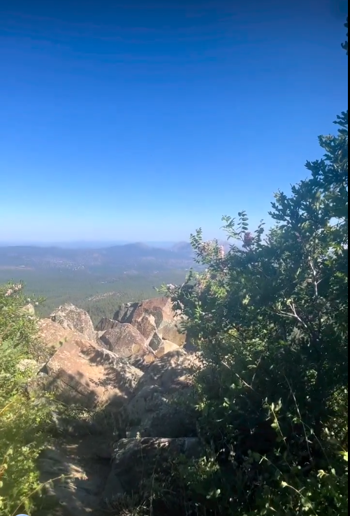 overlook at spruce mountain via groom creek loop trail in prescott arizona