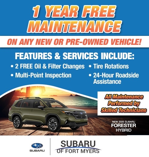 Subaru of Fort Myers new SRPs banner