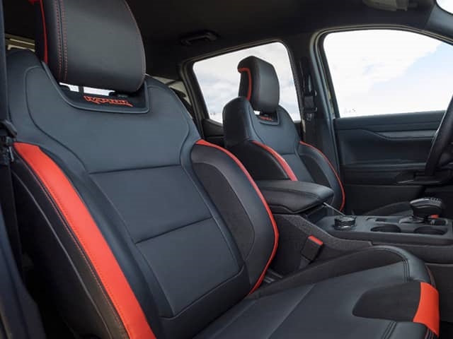 2024 Ford Ranger Code Orange Interior Trim