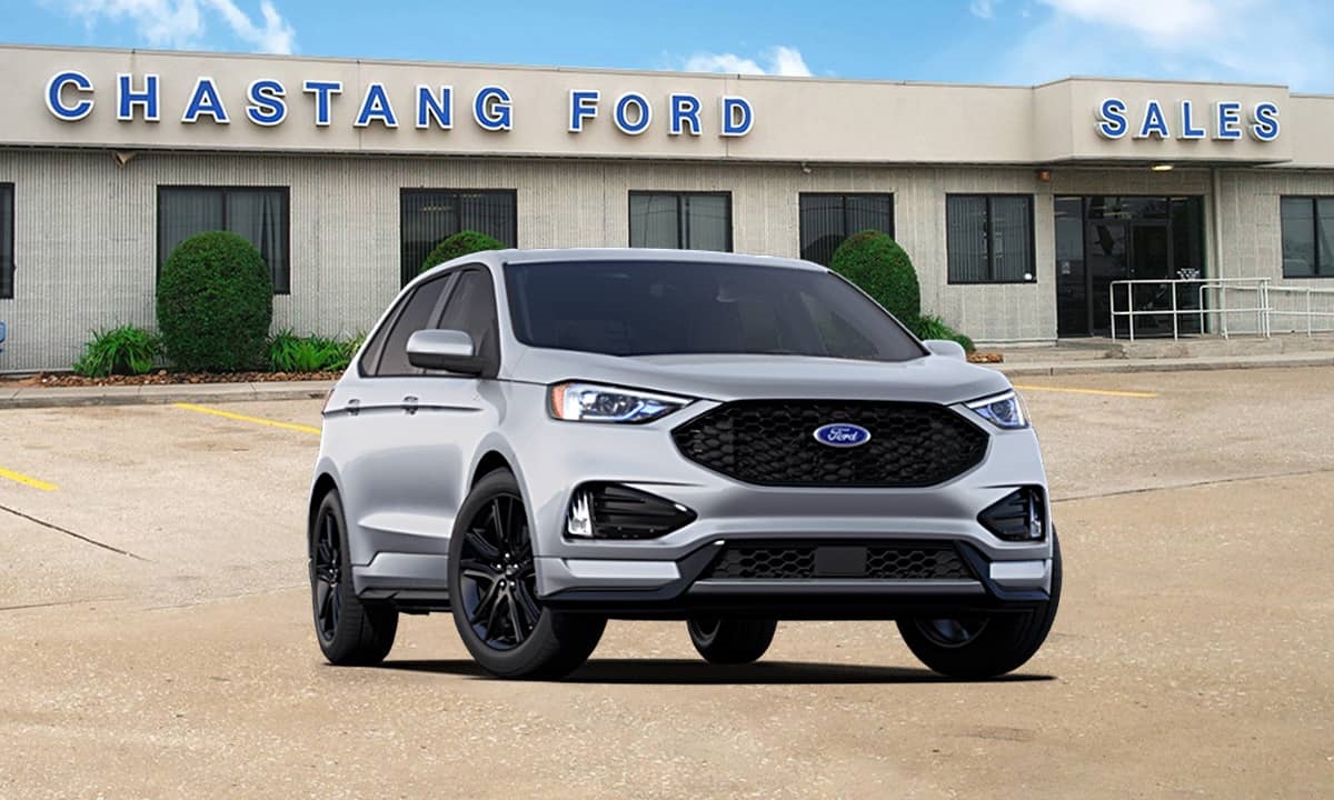 2024 Ford Edge ST-Line shown in Iconic Silver