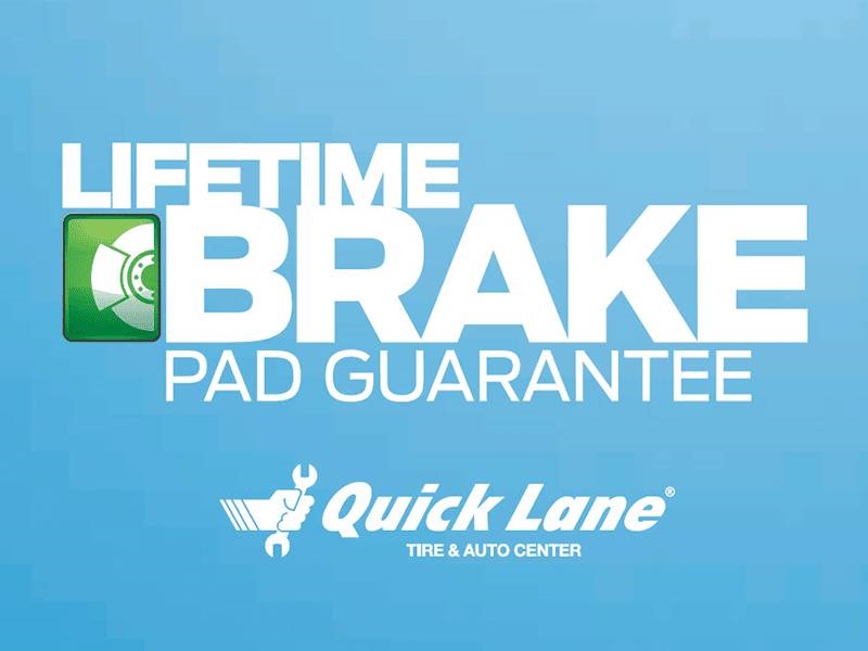 Lifetime Brake Pad Guarantee