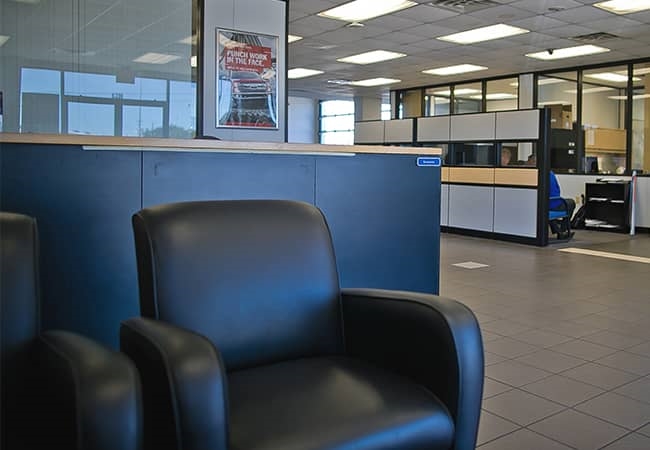 Service Department Waiting Area