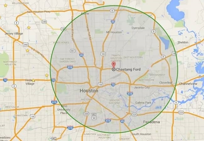 Shuttle Service Area In Houston, TX