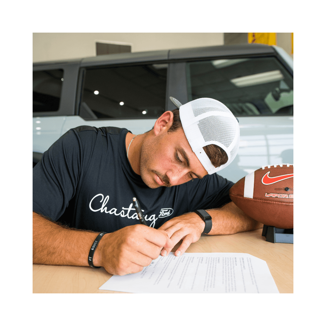 Chastang Ford - Houston Football Stars - Clayton Tune and Donavan Mutin