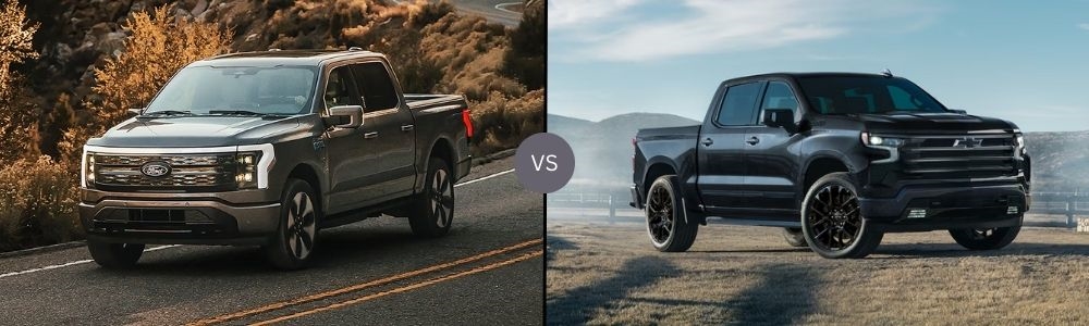 Compare the 2025 Ford F-150 vs. 2025 Chevrolet Silverado 1500
