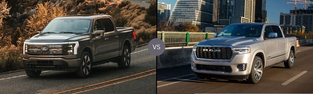Compare the 2025 Ford F-150 vs. 2025 RAM 1500
