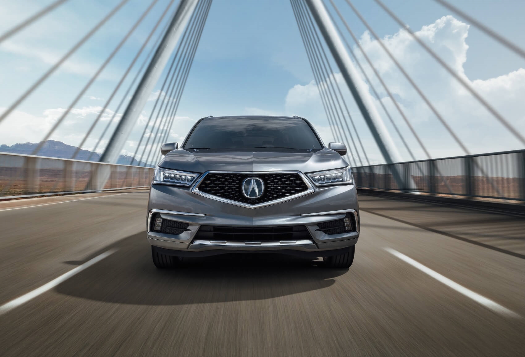 Acura MDX interior with ambient lighting