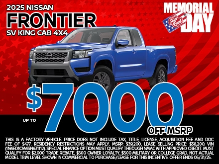 2025 Nissan Frontier