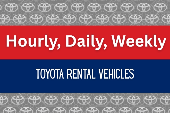 Toyota Rentals Available! 