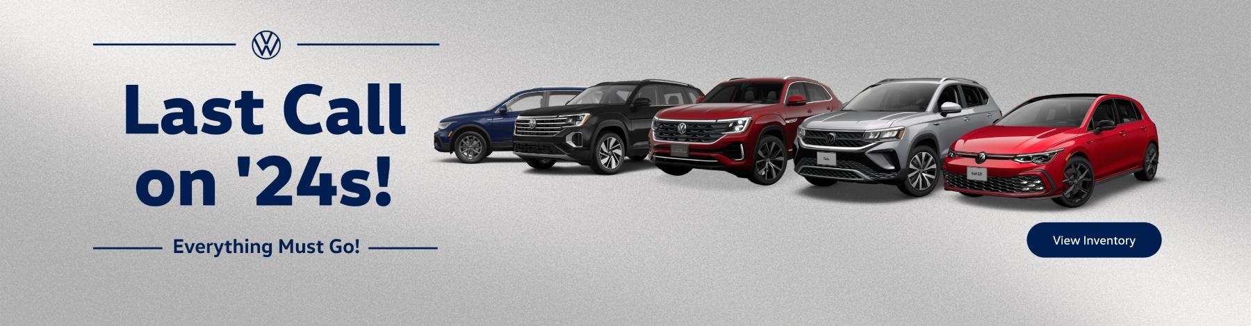 last call on 2024 VWs