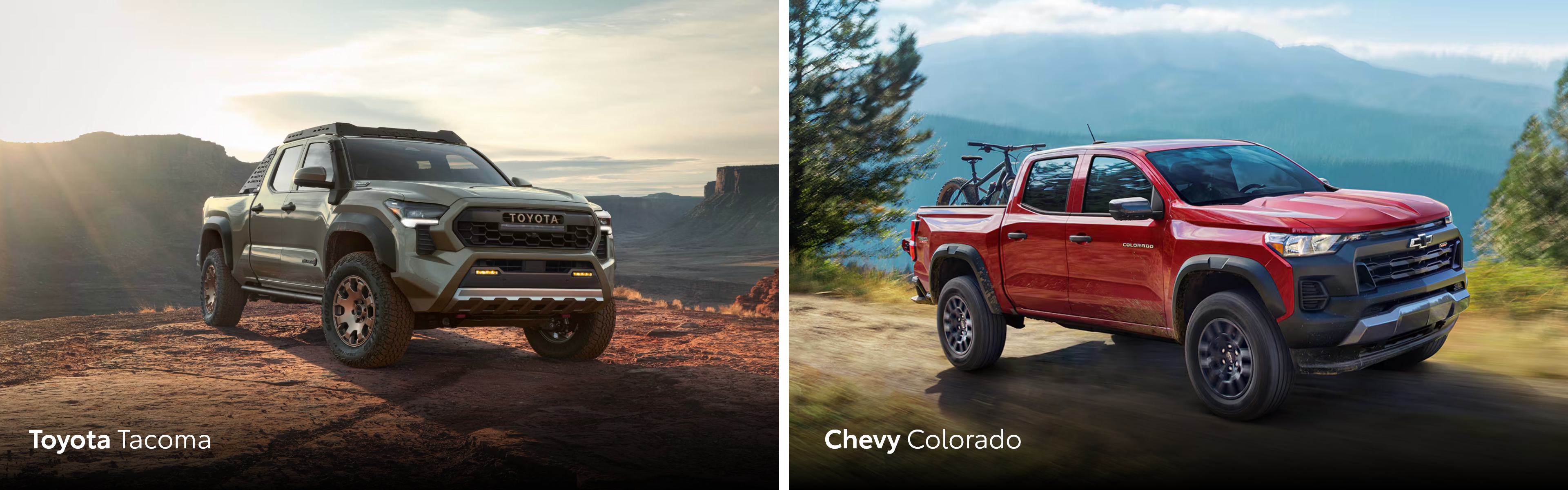 Chevrolet Colorado vs. Toyota Tacoma