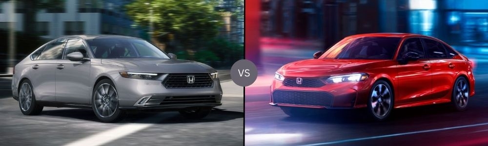 Compare 2025 Honda Accord vs. 2025 Honda Civic