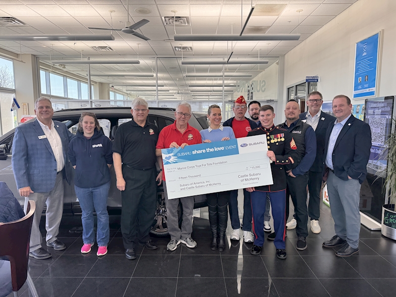 Castle Subaru McHenry Donation