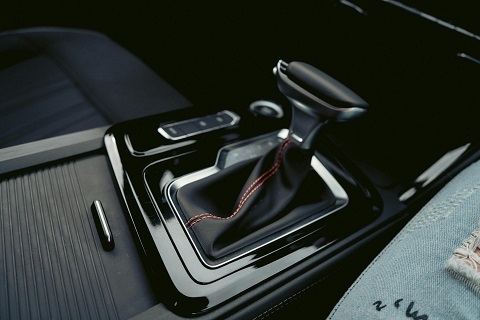 gear shifter in a car