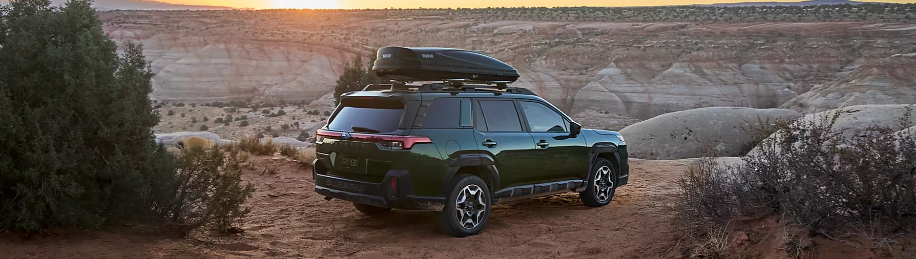 2026 Subaru Outback parked on a scenic overlook