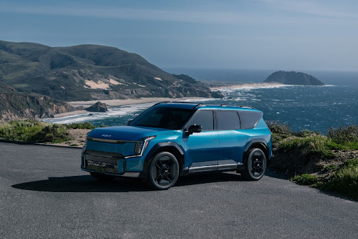 Kia EV9: From City Streets to Mountain Peaks, One Charge at a Time.