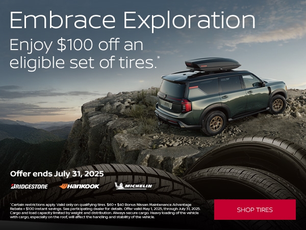 Get $100 off set of tires