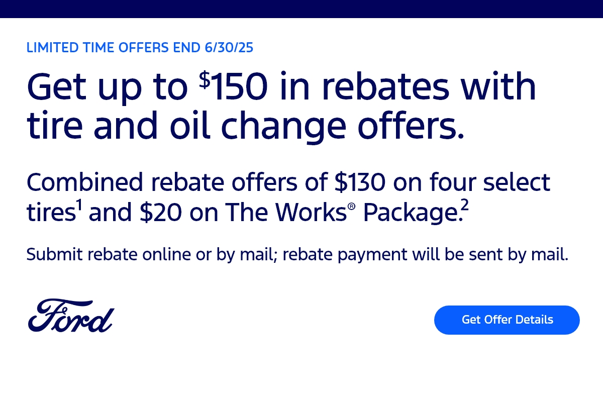 Tire rebate/FordPass® Points