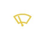 Volkswagen warning light indicator for windshield wiper malfunction