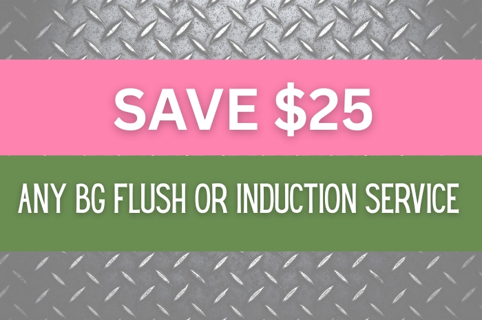 BG Flush OR Induction Service