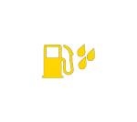 Volkswagen warning light indicator for water in the diesel fuel