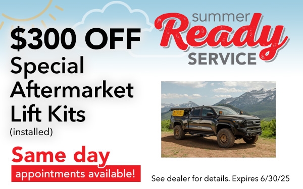 Special Aftermarket Lift Kits
