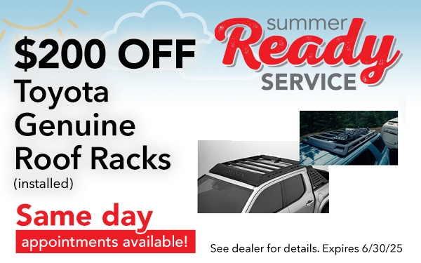 Toyota Genuine Roof Racks