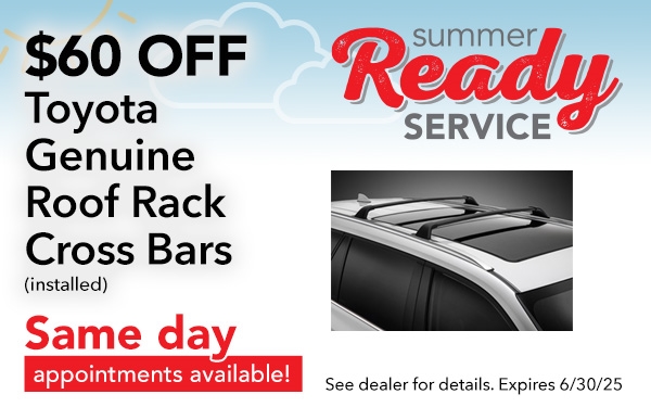 Toyota Genuine Cross Bars