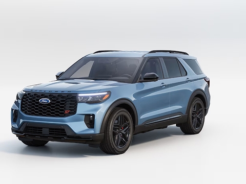 blue 2025 Ford Explorer ST SUV