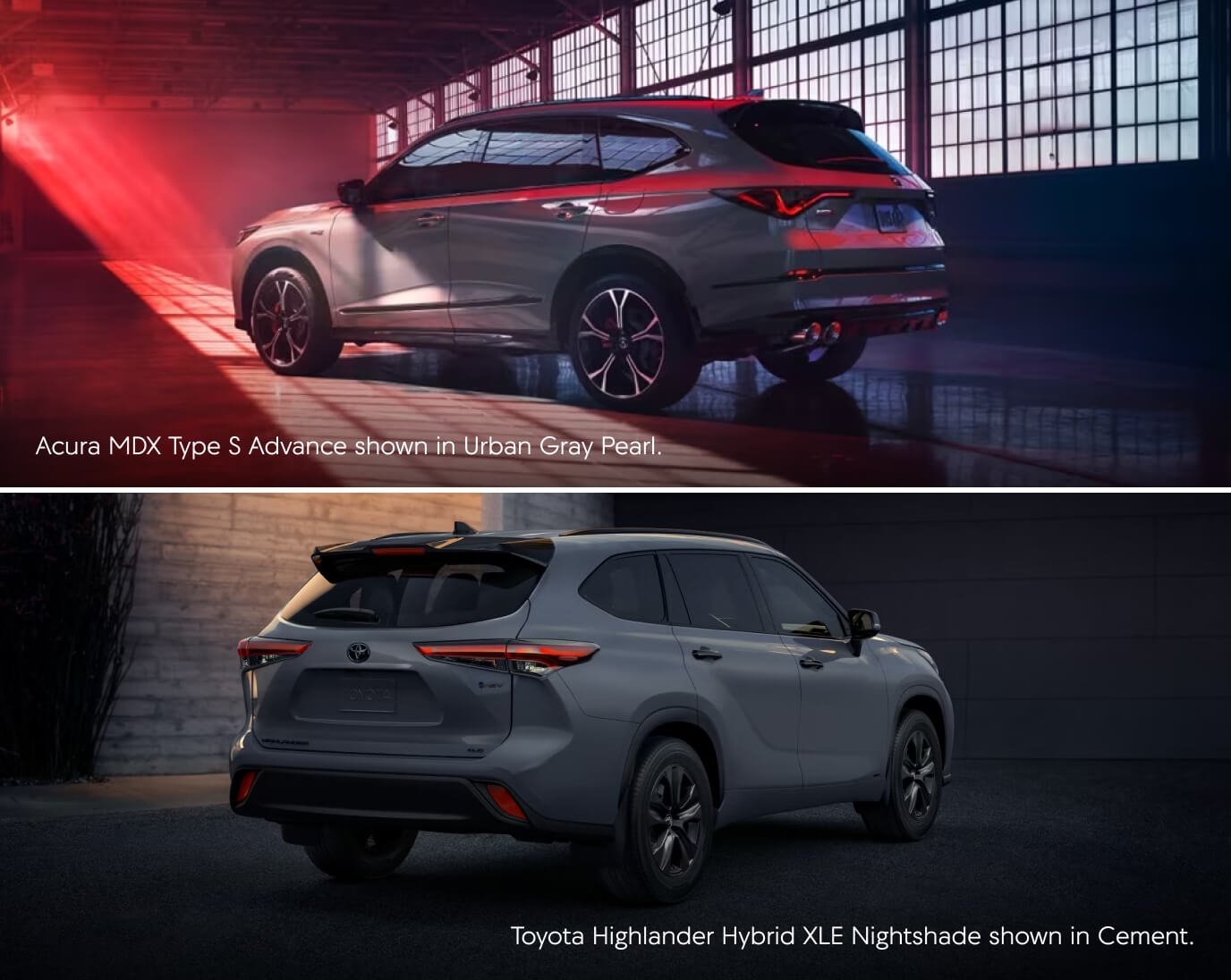 Acura MDX vs. Toyota Highlander Fuel Efficiency
