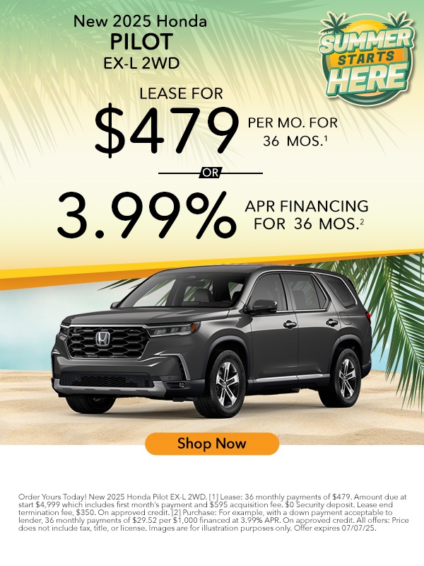 New 2025 Honda Pilot