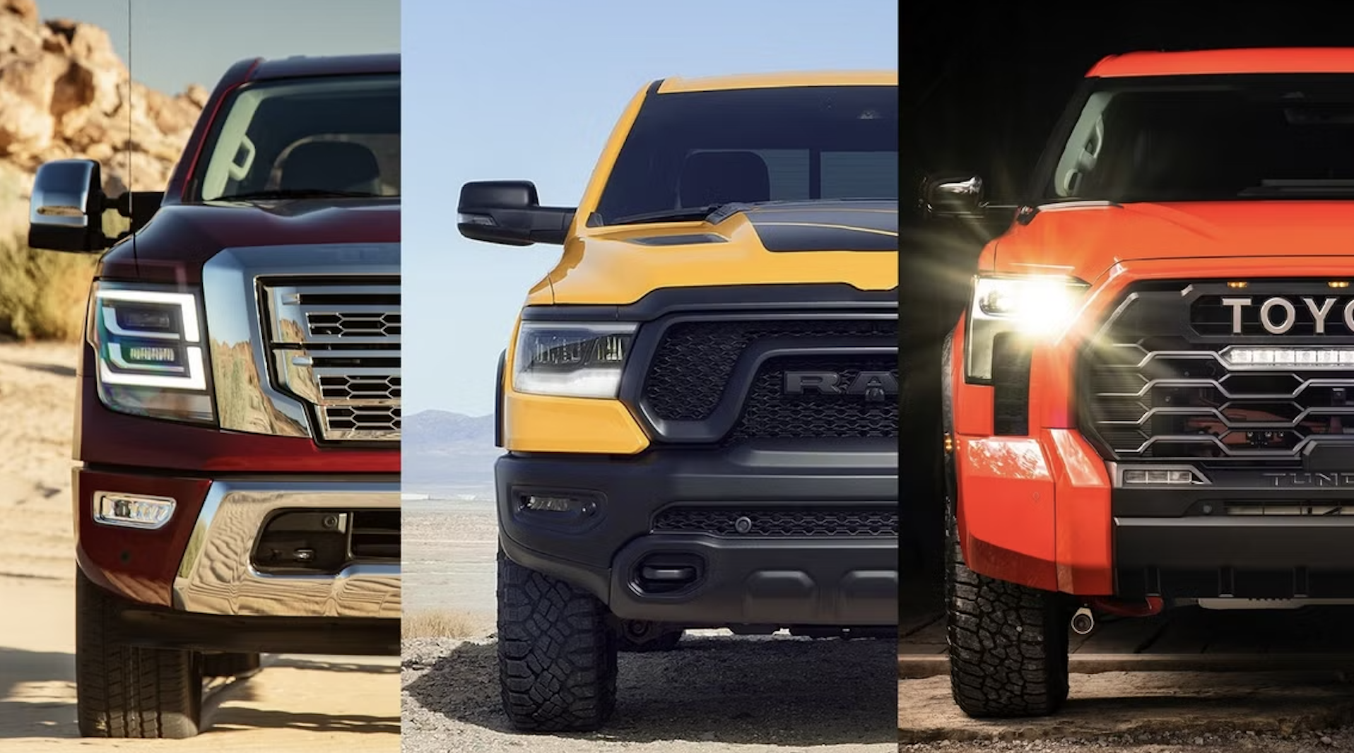 RAM 1500 vs. Tundra vs. Titan
