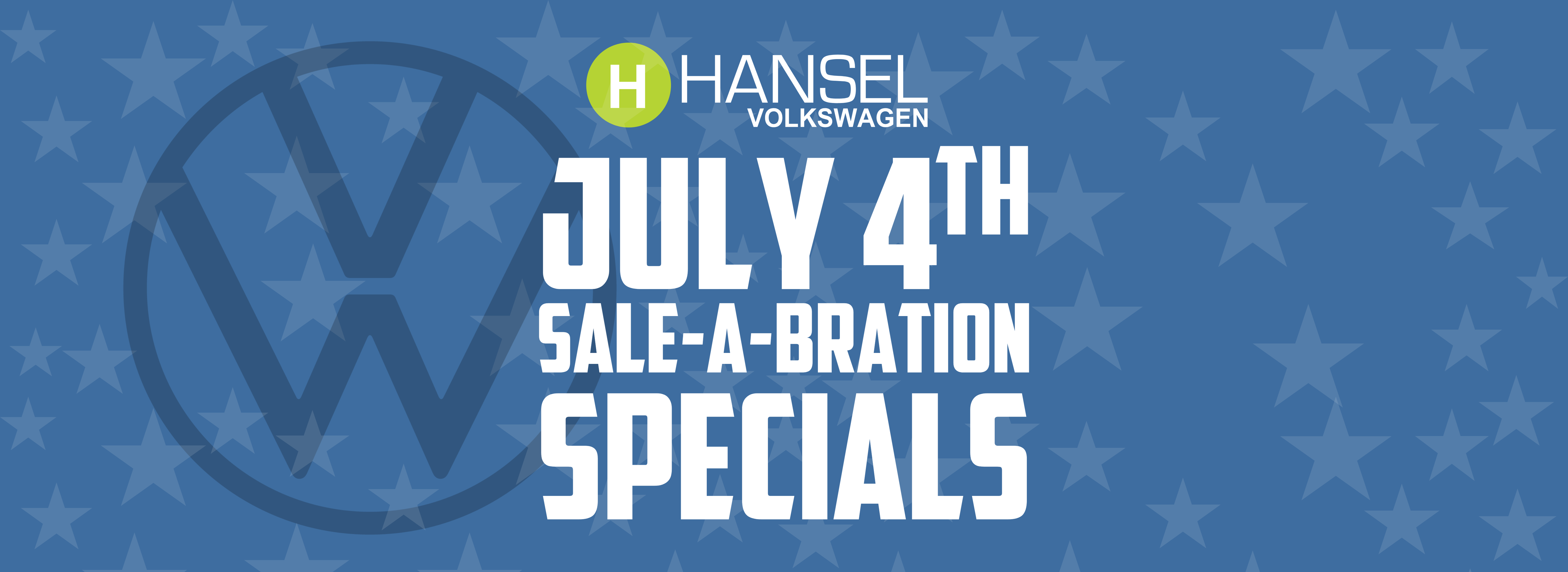 Hansel Volkswagen Fourth of July Specials