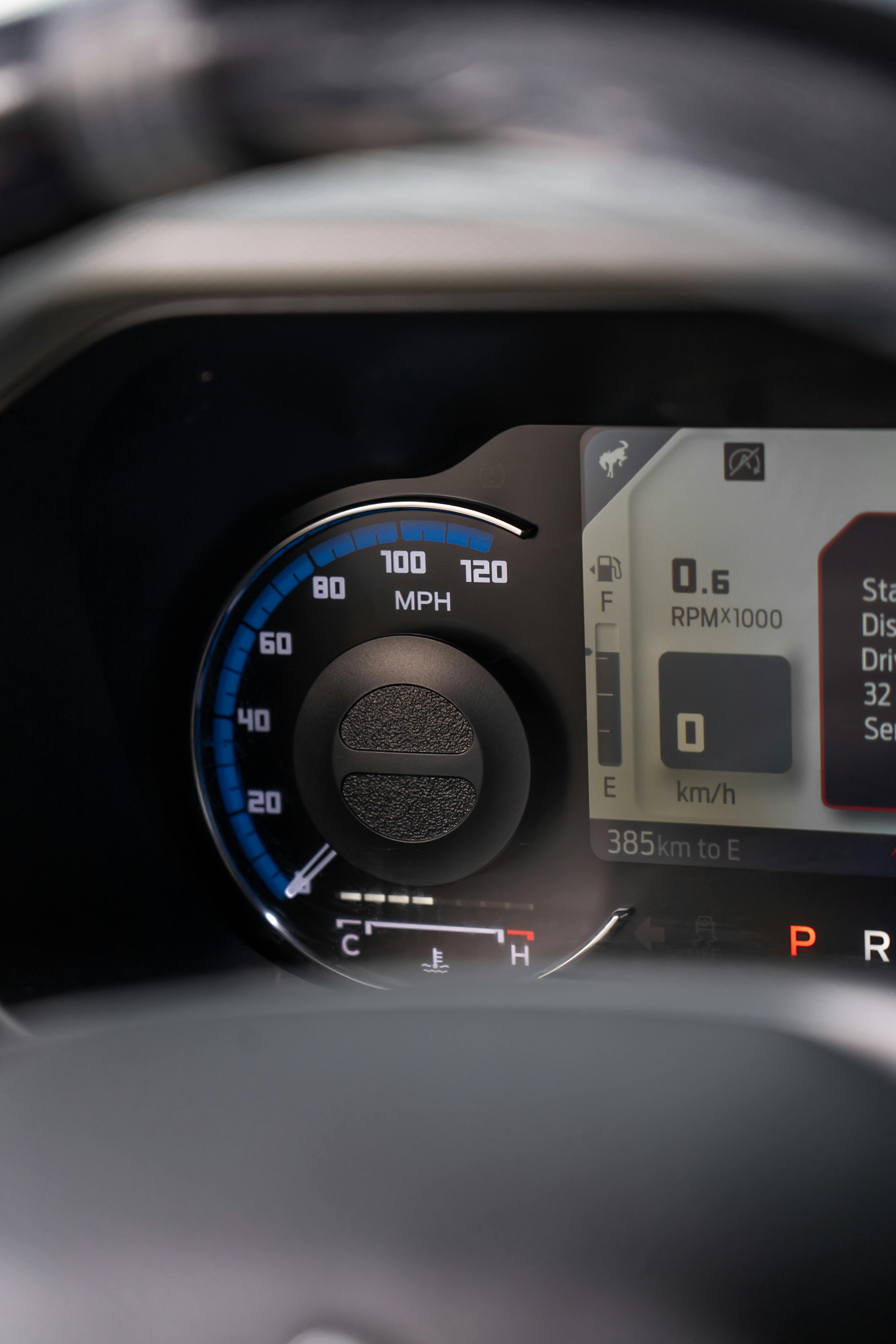 The speedometer of the 2025 Ford Bronco