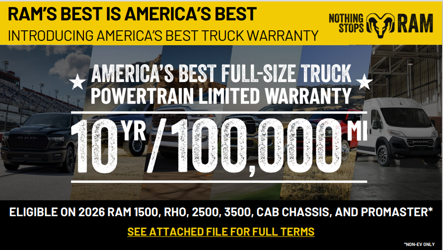 Ram Warranty Promo