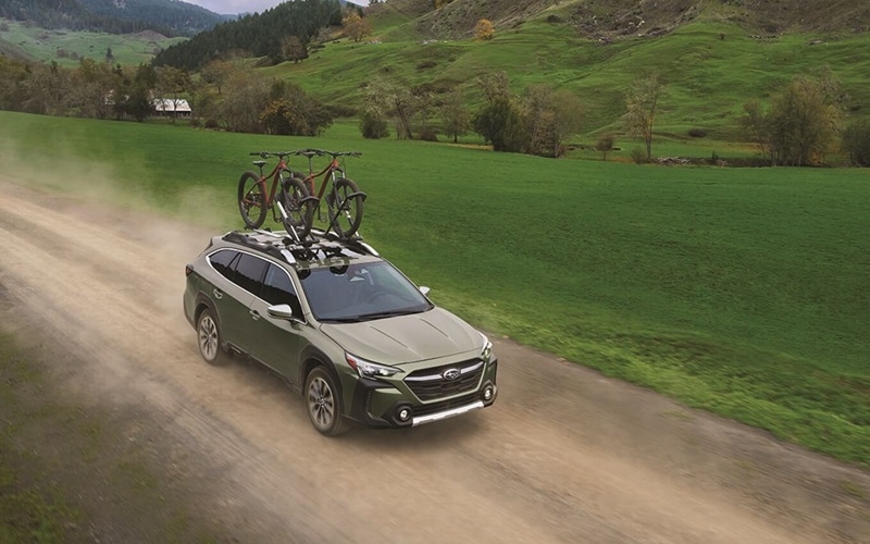 Subaru Outback Carrying Bikes