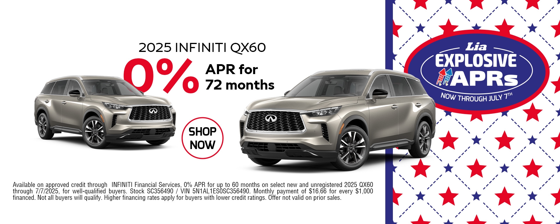 infiniti apr special