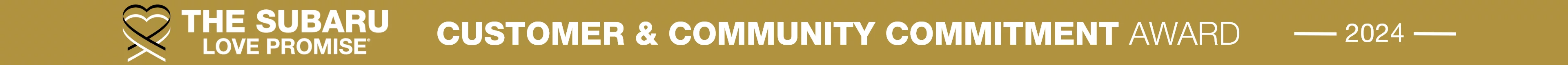 Customer & Community Award