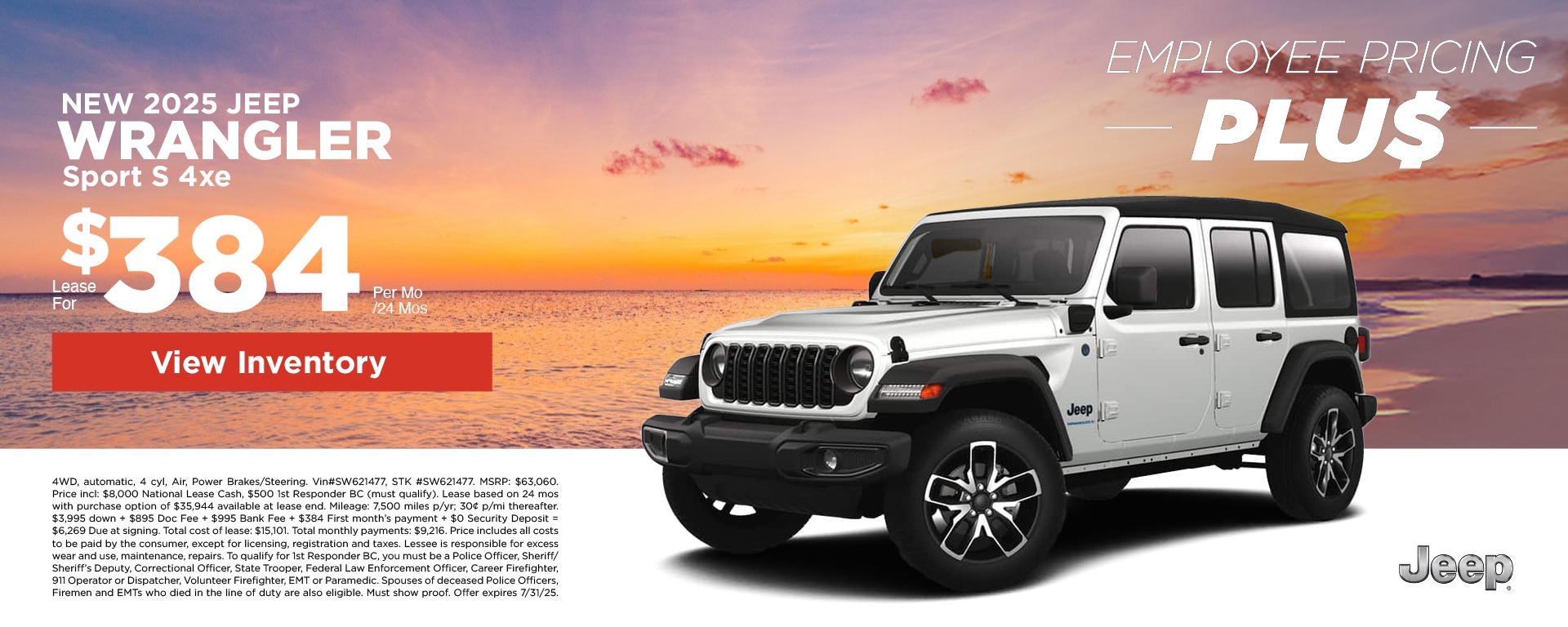 2025 Jeep Wrangler Sport S 4xe