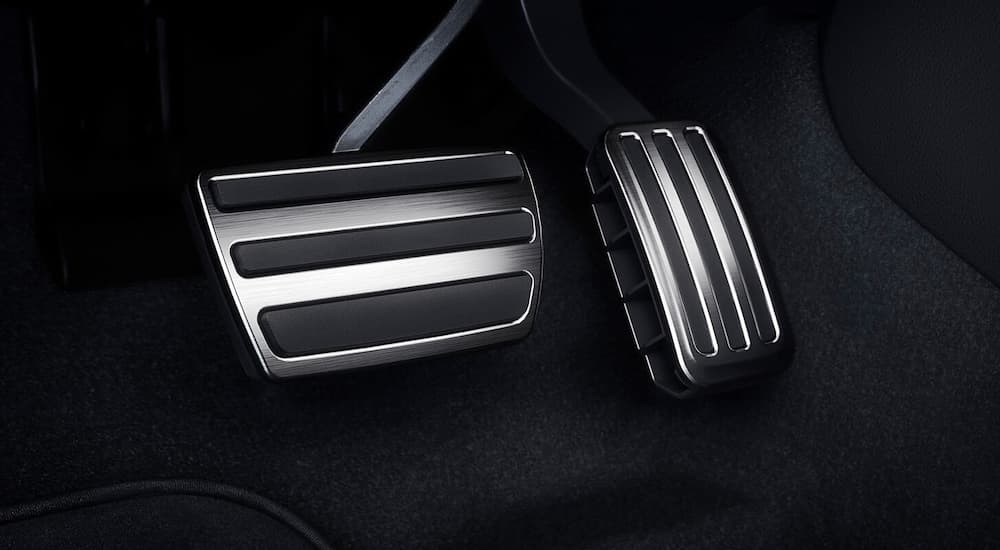 Gas and brake pedals in a 2026 Honda Civic