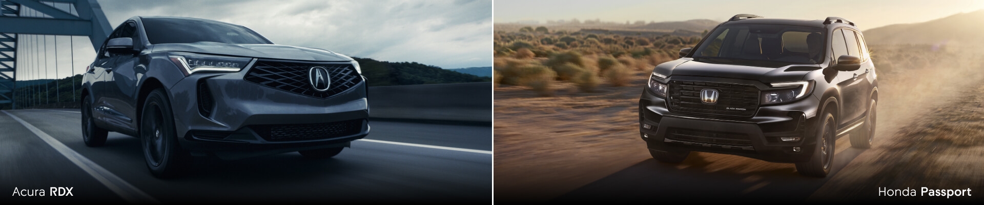 Acura RDX Vs. Honda Passport