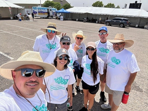 The Chalmers Ford team as volunteers at the Albuquerque Special Olympics