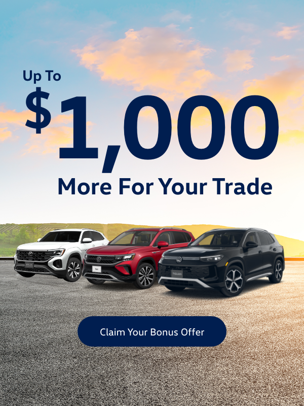Up To $1,000 More For Your Trade Bonus Offer