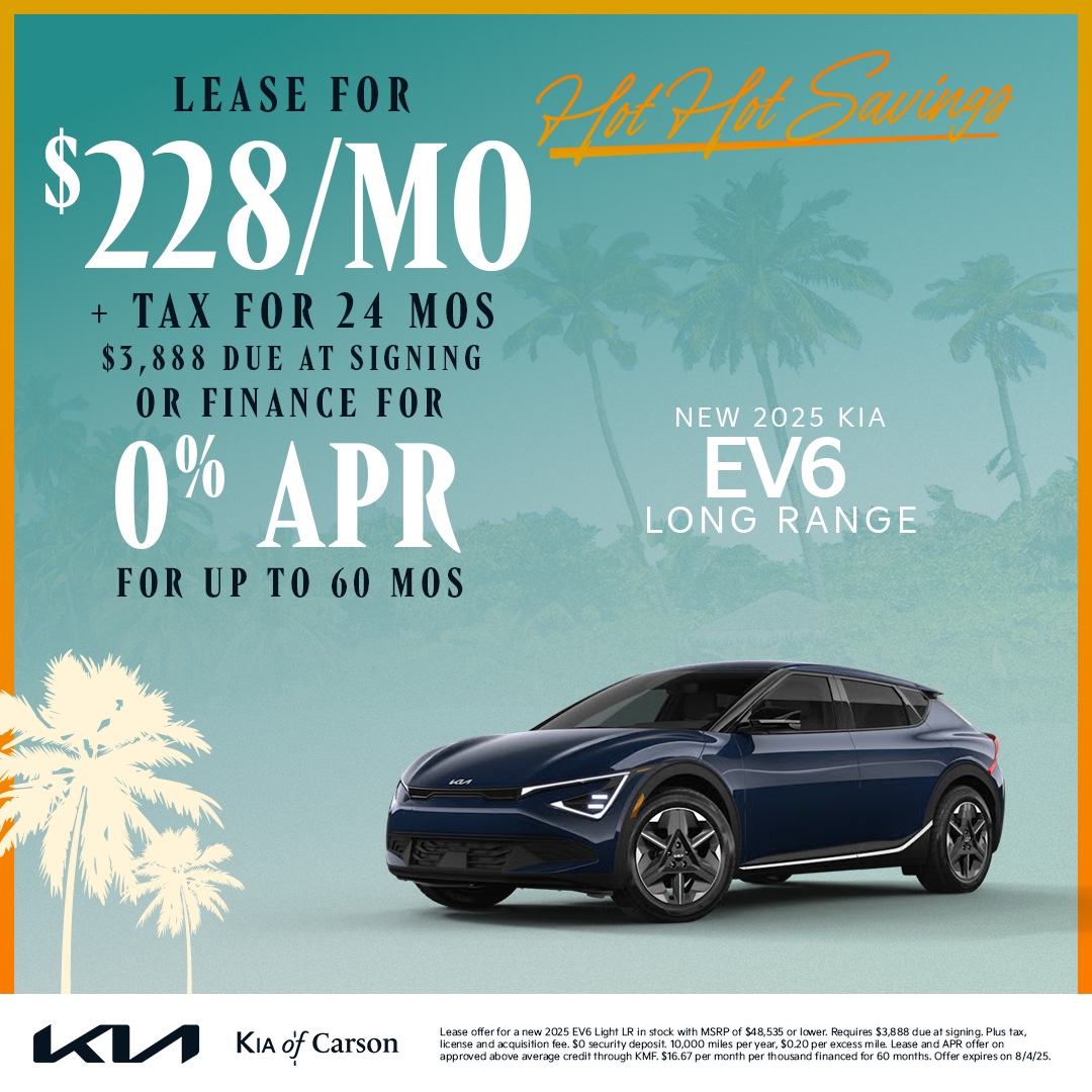 2025 KIA EV6 LONG RANGE