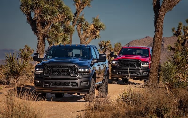 Ram 2500 Trucks Desert Joshua Trees