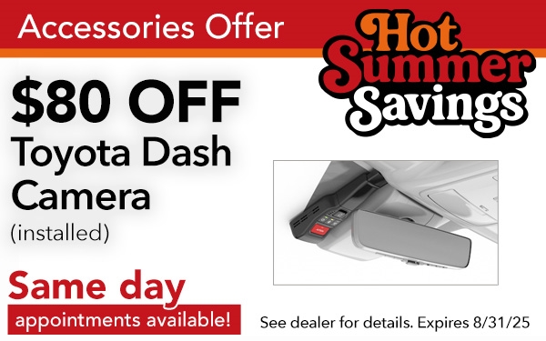 Toyota Dash Camera