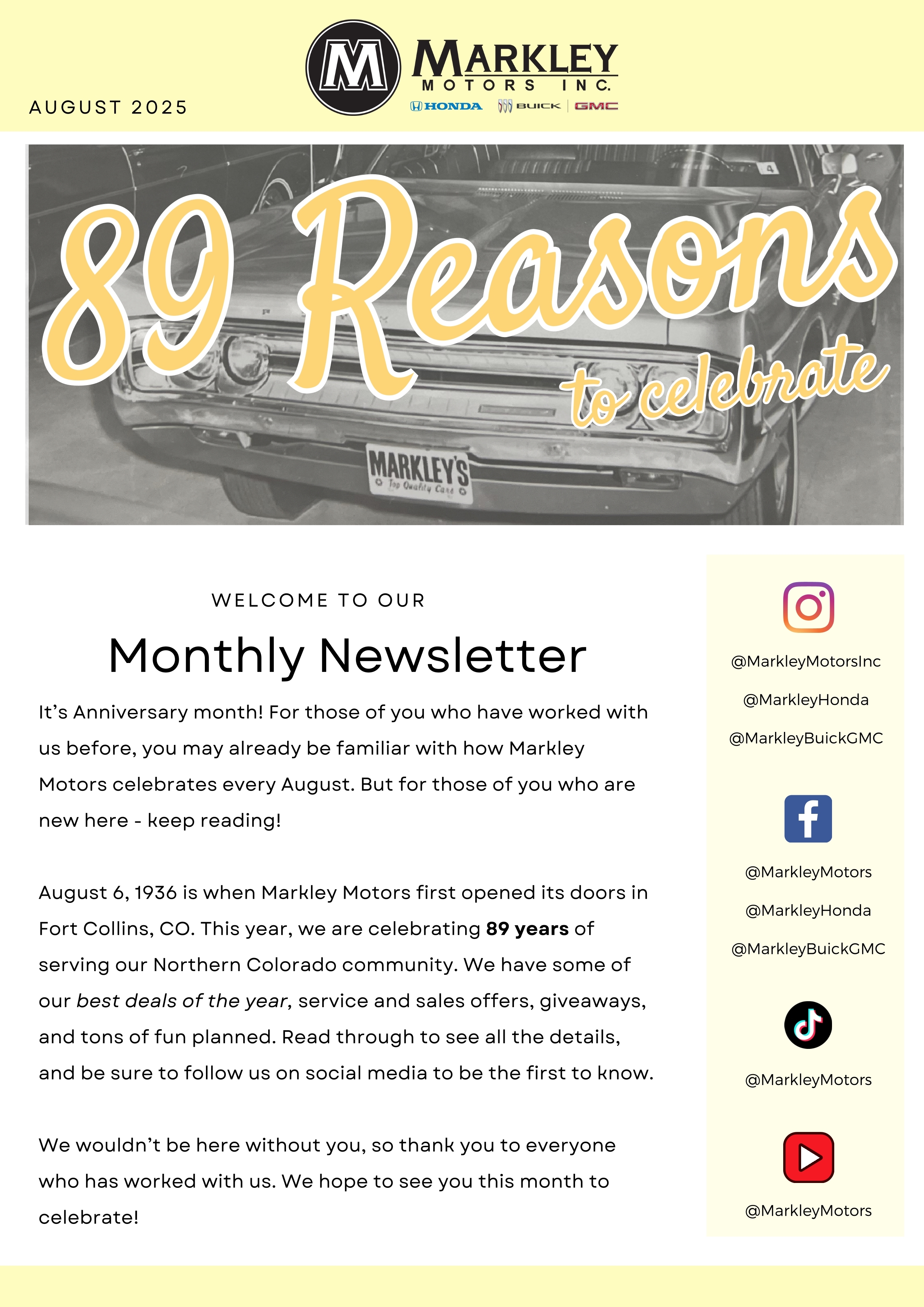 Newsletter Page 1