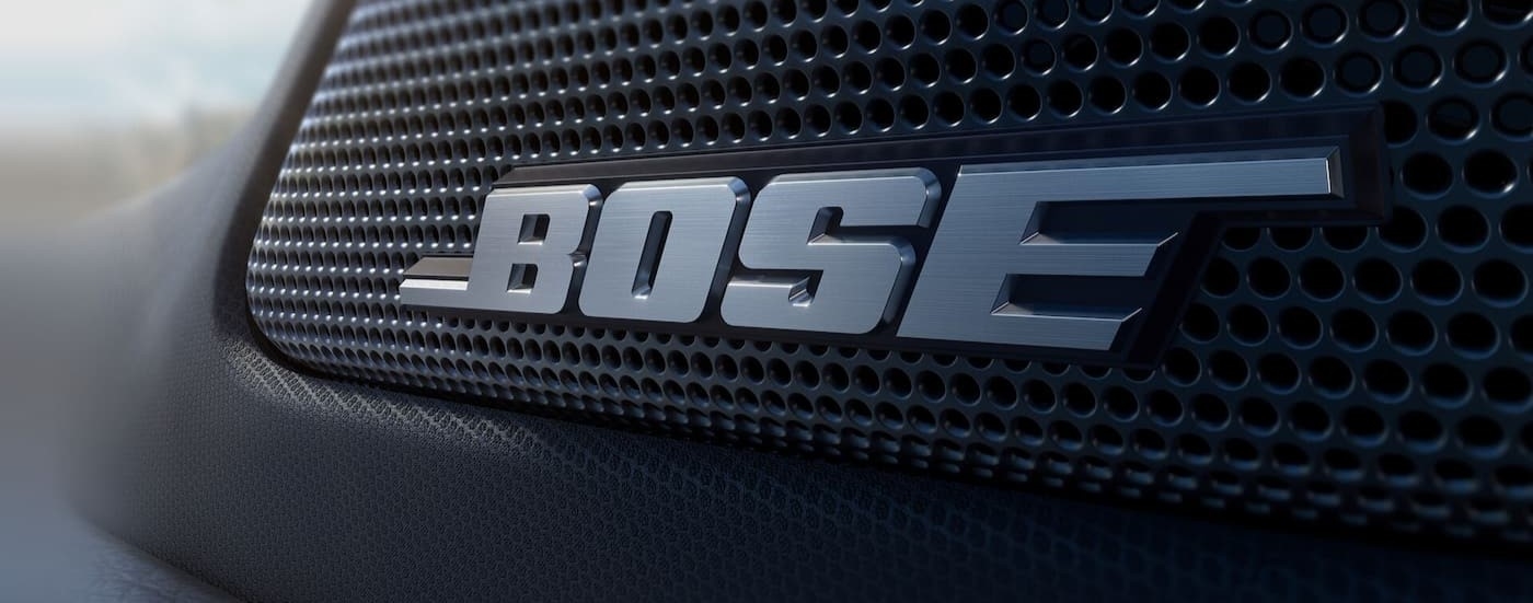 Close-up of a Bose speaker in a 2025 Honda CR-V.